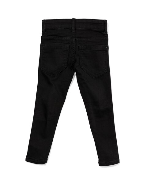 kinder jeans skinny fit zwart - HEMA