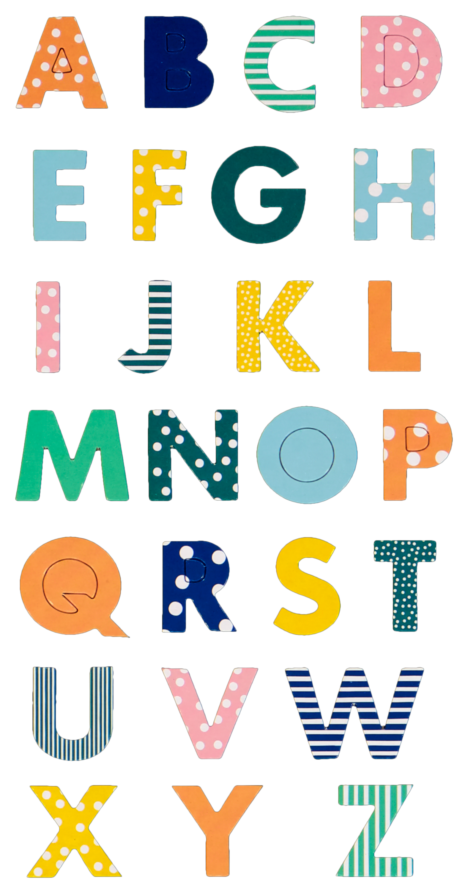 stickers 3D alfabet - HEMA