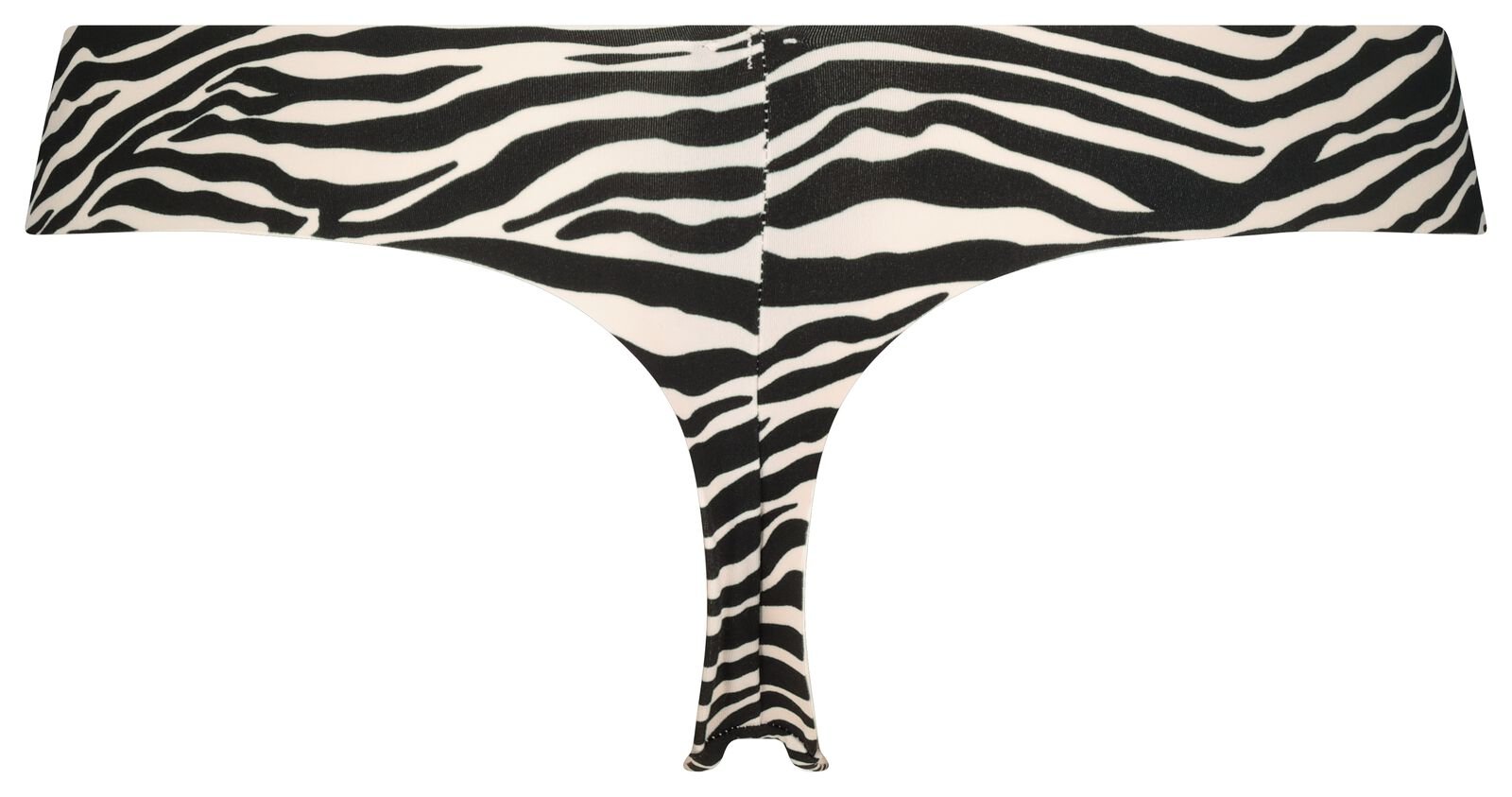B.A.E. damesstring zebra zwart - HEMA