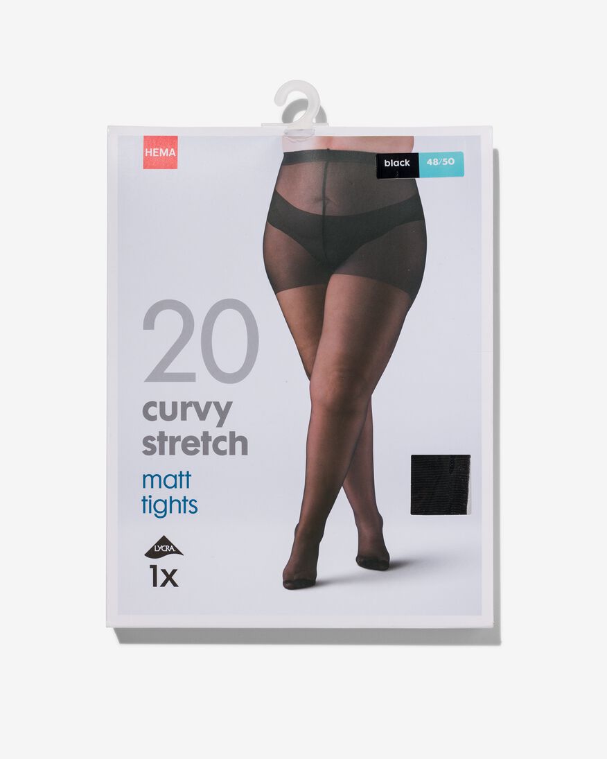 panty curvy stretch 20 denier - HEMA
