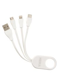 USB laadkabel micro, 8-pin en type c. - HEMA