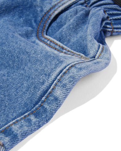 kinder paperbag korte spijkerbroek lichtblauw 86/92 - 30838170 - HEMA