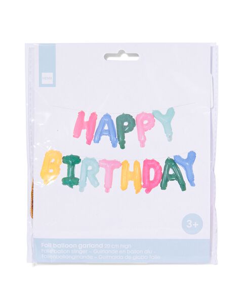 folieballon Happy Birthday - HEMA