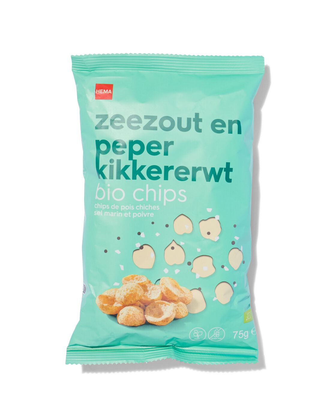 HEMA Bio Chips Kikkererwten 75gram Zeezout En Peper