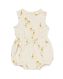 newborn jumpsuit badstof giraf ecru 68 - 33492914 - HEMA