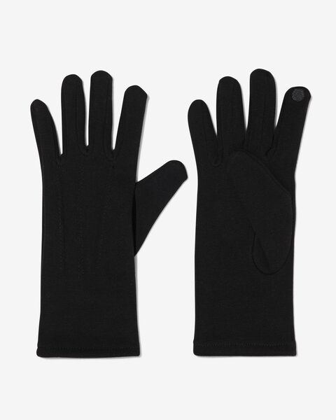 handschoenen touchscreen zwart - HEMA