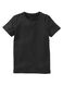 kinder t-shirt - biologisch katoen zwart 98/104 - 30729271 - HEMA