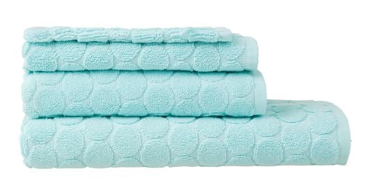 handdoeken - zware kwaliteit - gestipt mintgroen - HEMA