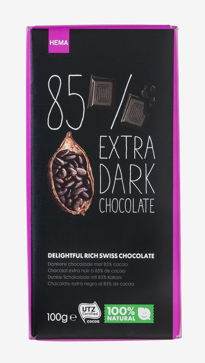 extra pure chocolade 85% - HEMA