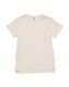 kinder t-shirt structuur beige 110/116 - 30782158 - HEMA