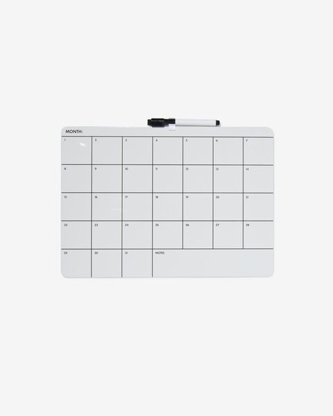 whiteboard 28x39 maandplanner - HEMA
