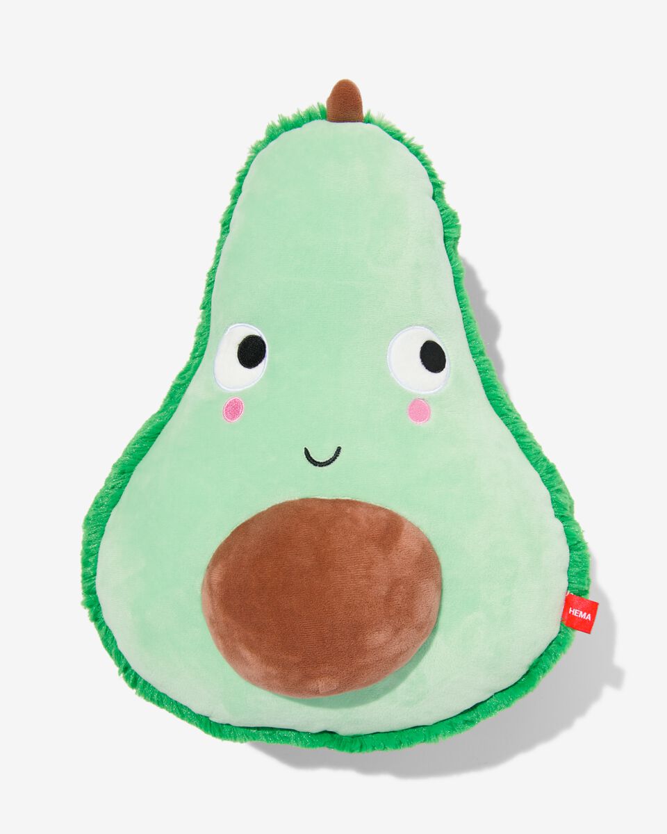 knuffel pluche avocado - HEMA