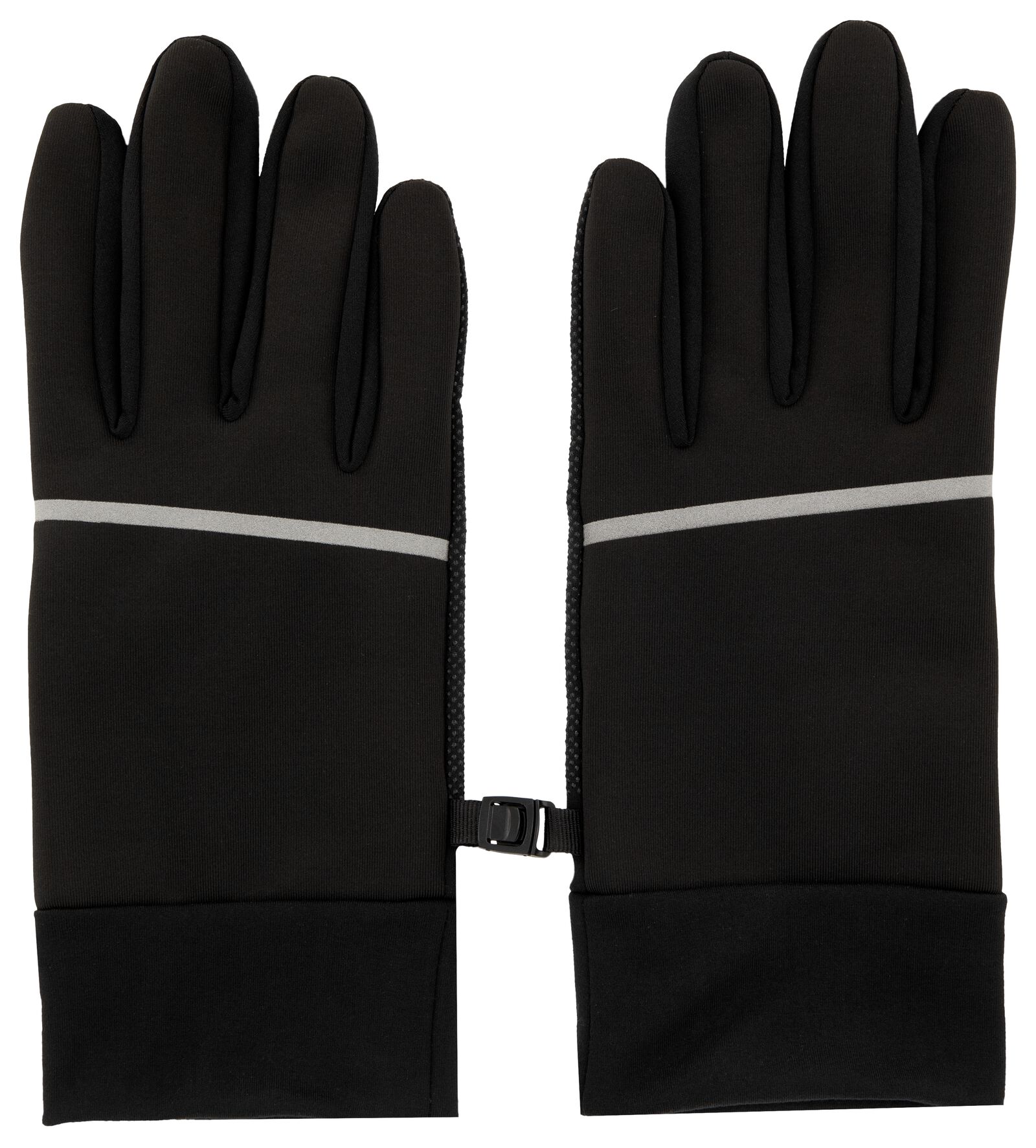 heren handschoenen softshell met touchscreen zwart - HEMA