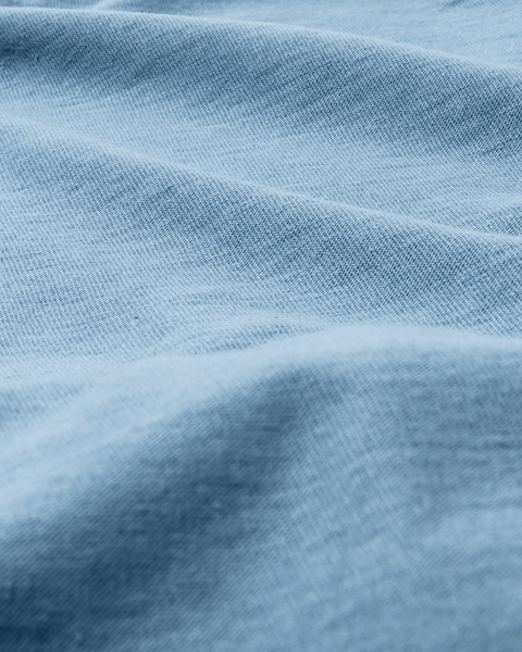 Haan Haven Onderzoek peuter hoeslaken 70x150 jersey blauw - HEMA