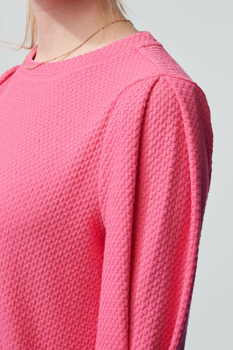 dames sweater Cherry roze - HEMA