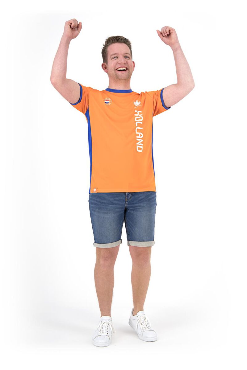 t-shirt EK Nederland oranje - HEMA