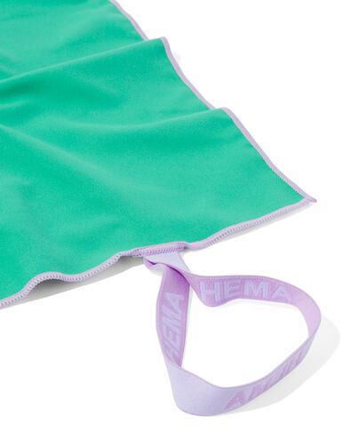 handdoek microvezel groen 175x110 - 5290122 - HEMA
