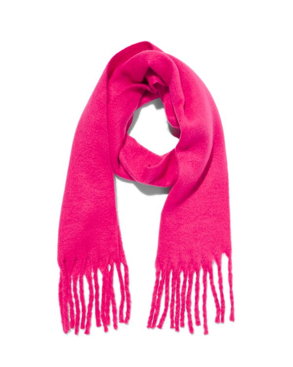 dames sjaal 214x35 roze - HEMA