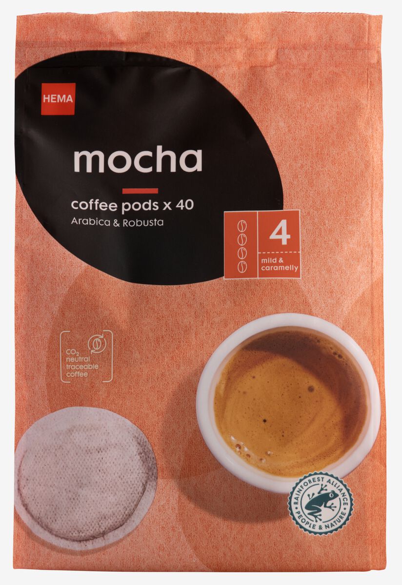 koffiepads mokka - 40 stuks - HEMA