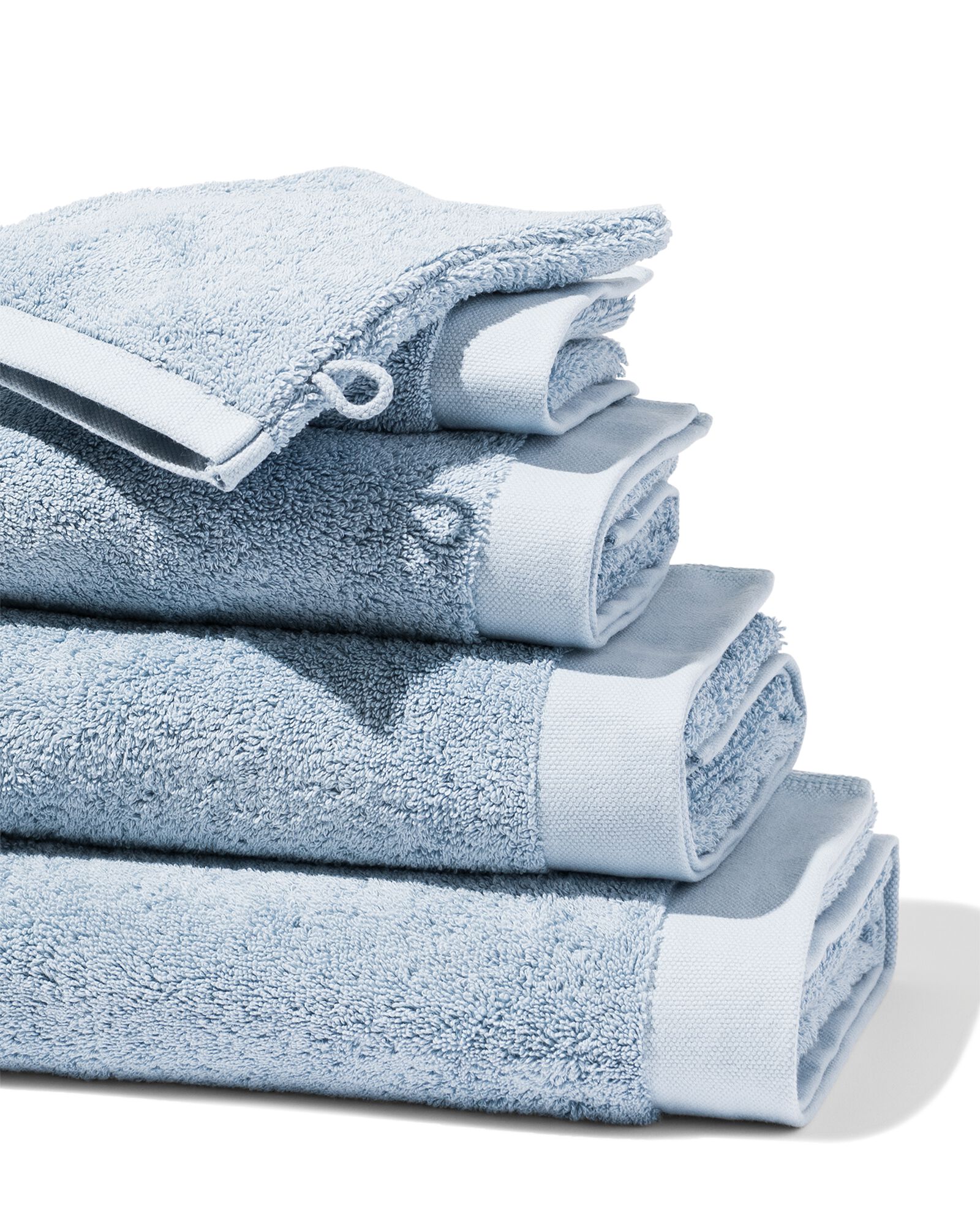 lokaal diepvries Antecedent handdoeken - hotel extra zacht ijsblauw - HEMA