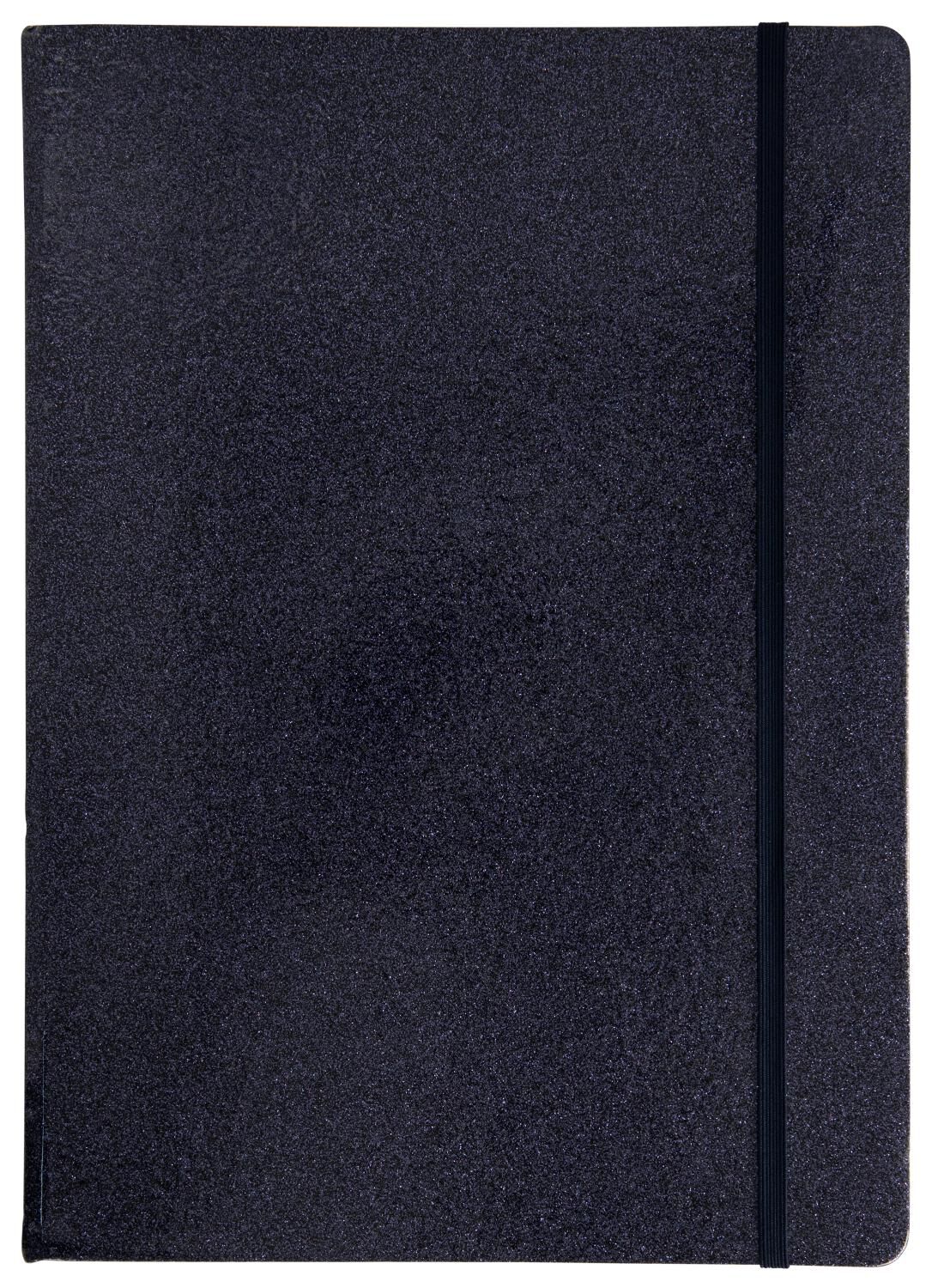 notitieboek A4 zwart blanco - HEMA