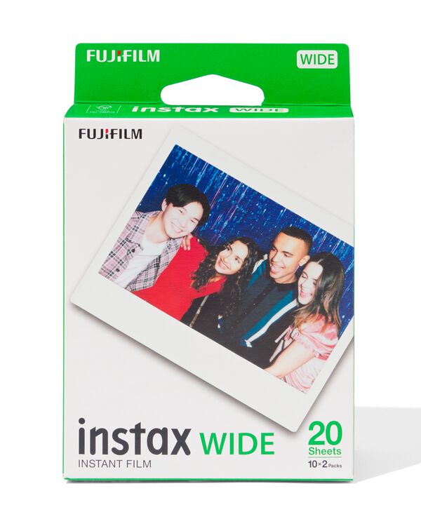 Fujifilm instax wide fotopapier (2x10/pk) - HEMA
