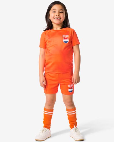 kinder korte sportbroek Nederland oranje 62/68 - 36005104 - HEMA