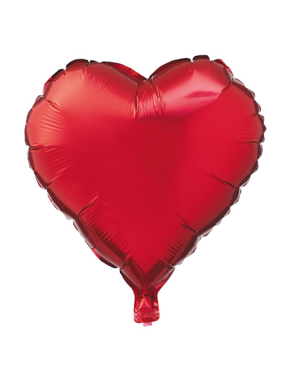 Frustratie schattig uitsterven folieballon hart 16 cm - HEMA