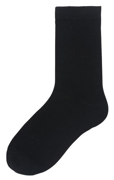 dames sokken met bamboe naadloos - 2 paar zwart - HEMA