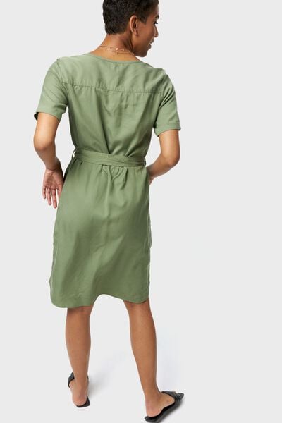 dames jurk groen - HEMA