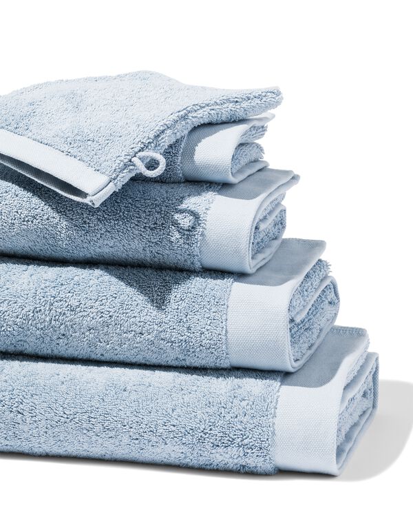 handdoeken - hotel extra zacht ijsblauw - HEMA