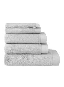 handdoeken - hotel extra zacht lichtgrijs - HEMA