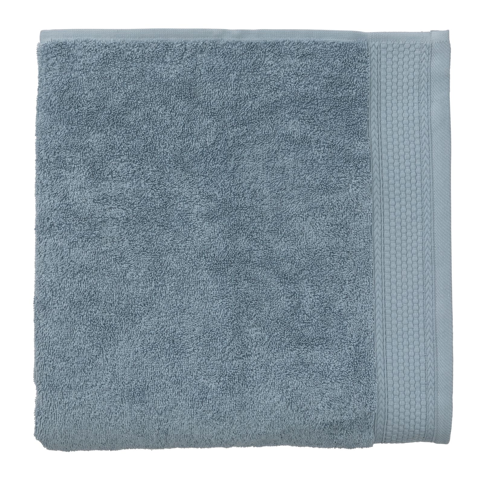 handdoek - 60 x 110 cm - hotel extra zwaar - ijsblauw - HEMA