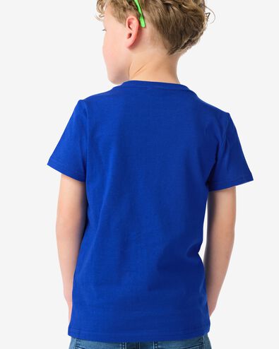 kinder t-shirt zonsondergang blauw 134/140 - 30785185 - HEMA
