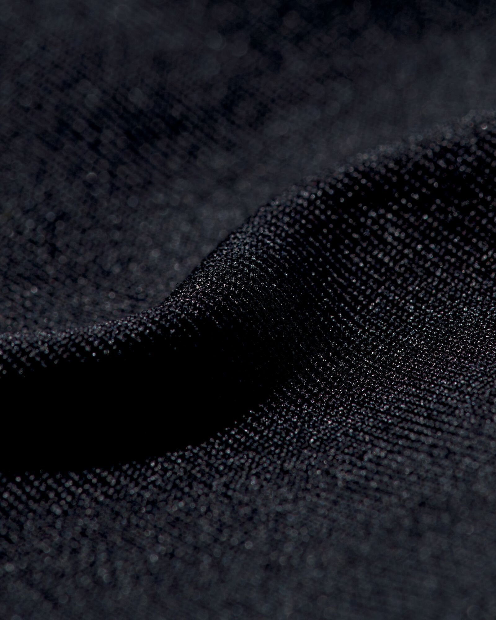 dames fleece sportshirt zwart L - 36090107 - HEMA