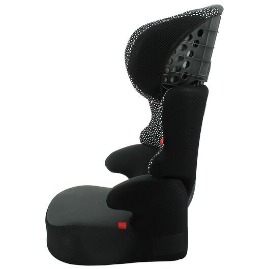 geleidelijk magie Geleidbaarheid autostoel junior 15-36kg zwart/witte stip - HEMA