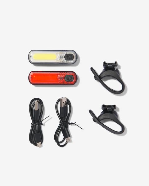 fietslampjes oplaadbaar LED USB - 2 stuks - HEMA