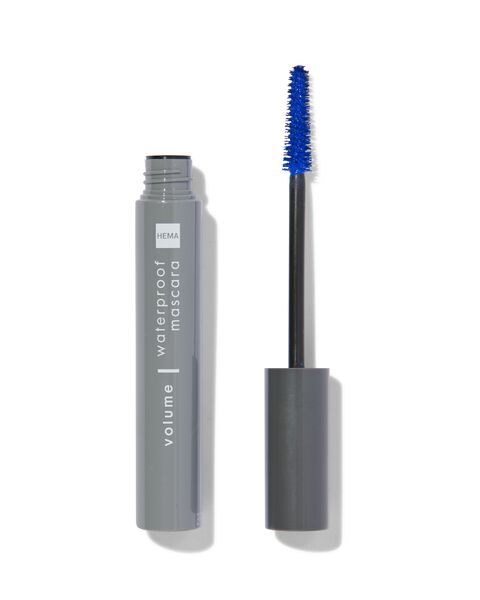 volume mascara waterproof blauw - HEMA