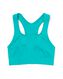 naadloze kinder sporttop medium support turquoise 134/140 - 21720014 - HEMA