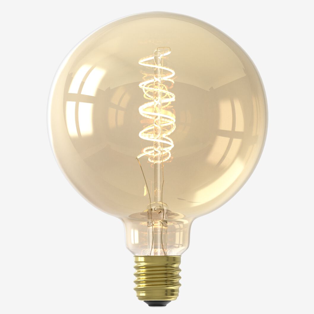 Voor type Sprong cafe led globe goud E27 4W 200lm g125 - HEMA