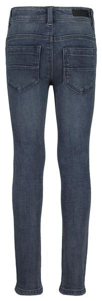 kinder jeans super skinny fit blauw - HEMA