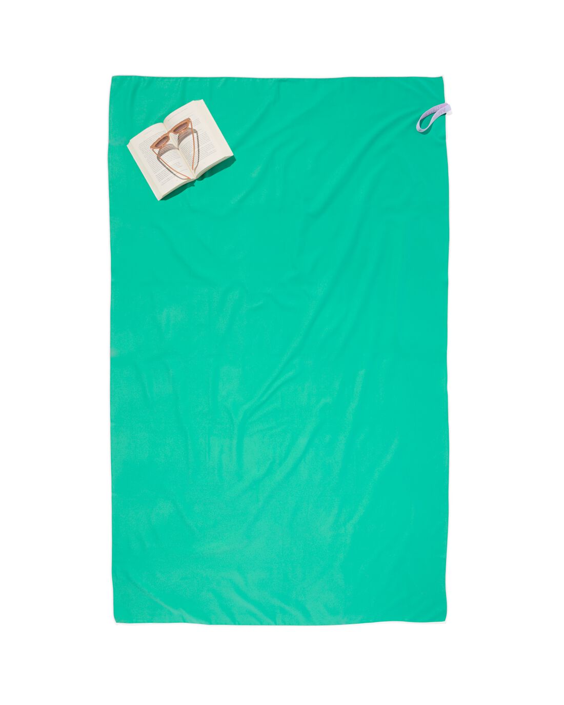 HEMA Handdoek Microvezel Groen 175x110 (groen)