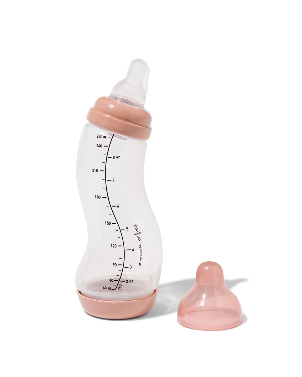 baby anti-koliek S-fles 250ml roze -