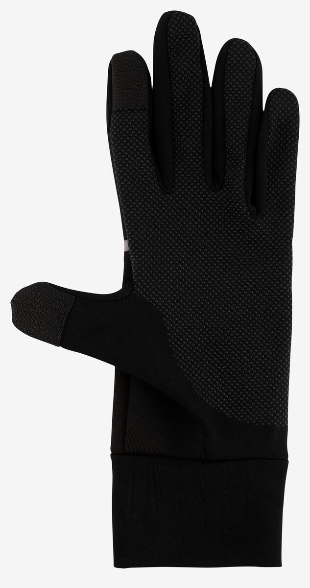 dames handschoenen softshell met touchscreen zwart - HEMA