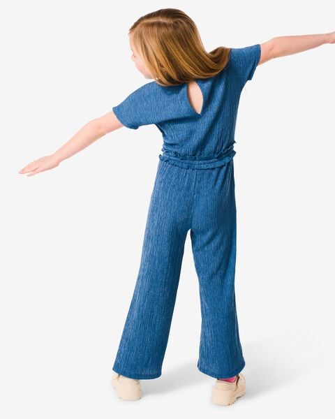 kinder jumpsuit blauw - HEMA