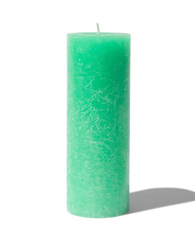 rustieke kaarsen groen groen - 2000000048 - HEMA