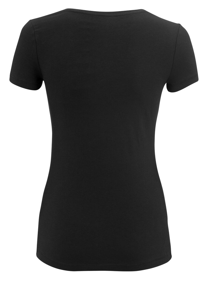 dames t-shirt zwart - HEMA