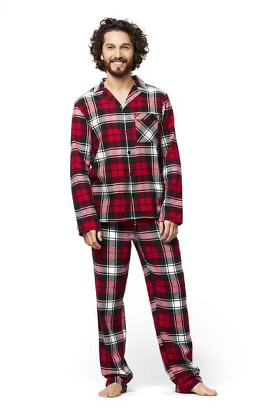 pyjama flanel War Child rood - HEMA