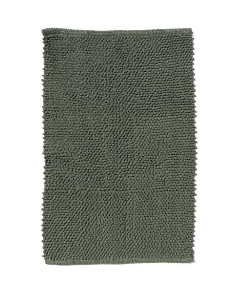 knijpen expositie consultant badmat 50x80 chenille groen - HEMA