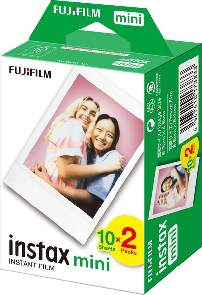 Fujifilm instax mini fotopapier (2x10/pk) - HEMA